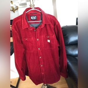 Carhartt, Men’s XL Loosefit, Corduroy, Warm Button Up Shirt Jacket, Like New.
